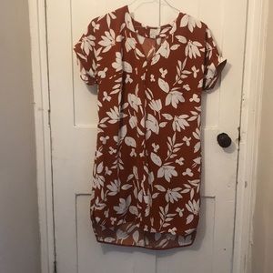 High-low, slouchy t-dress